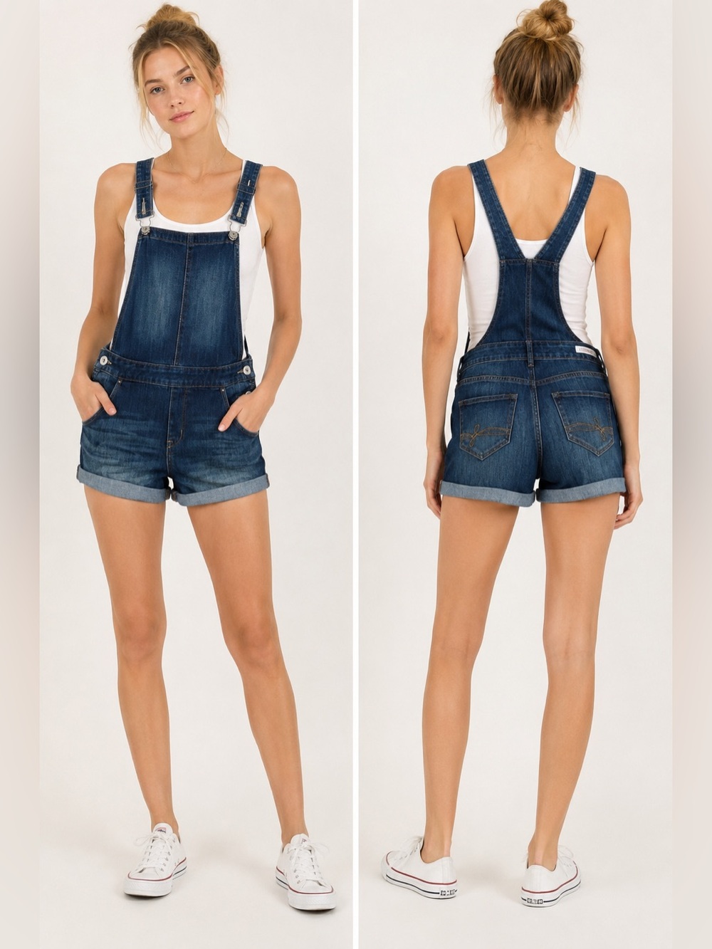 Denizen | Levi’s NWT Blue Denim Overall Shorts ( Shortalls ) Size XS